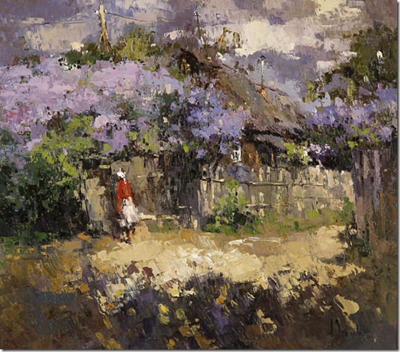 The lilac in the village The lilac in the village