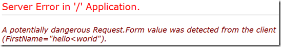 error error