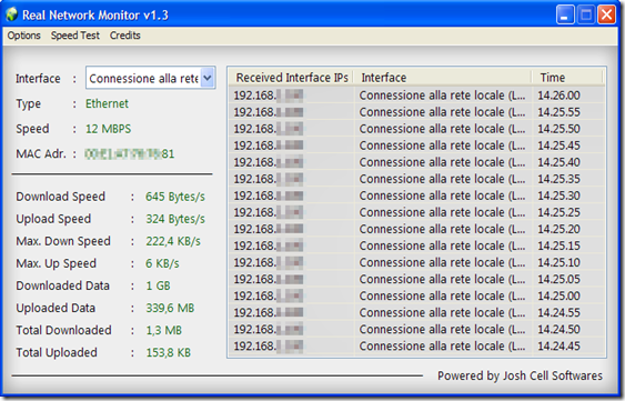 Real Network Monitor