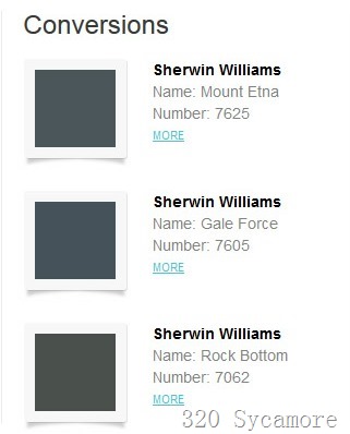 color swatches conversion
