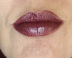 wearing L'Oreal Infallible ProLast Lipcolor in Lilac Infinite