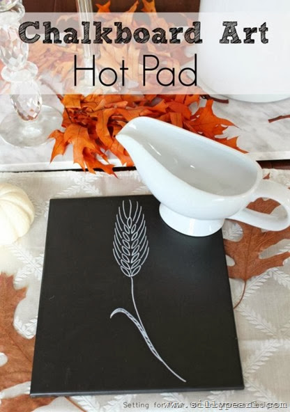 Chalkboard Art Hot Pad by Uncommon Designs Chalkboard Art Hot Pad by Uncommon Designs