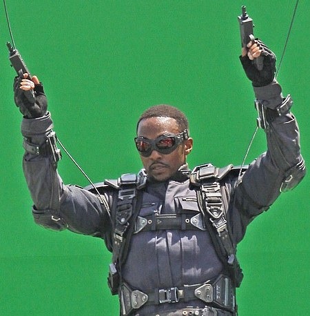 EXCLUSIVE Anthony Mackie, who plays The Falcon, was spotted on the set of "Captain America: Winter Soldier" filming on location in Los Angeles doing his own stunts in front of a giant green screen.

Featuring: Anthony Mackie
Where: Los Angeles, CA, United States
When: 01 May 2013
Credit: Shinn/JFXimages/Wenn.com