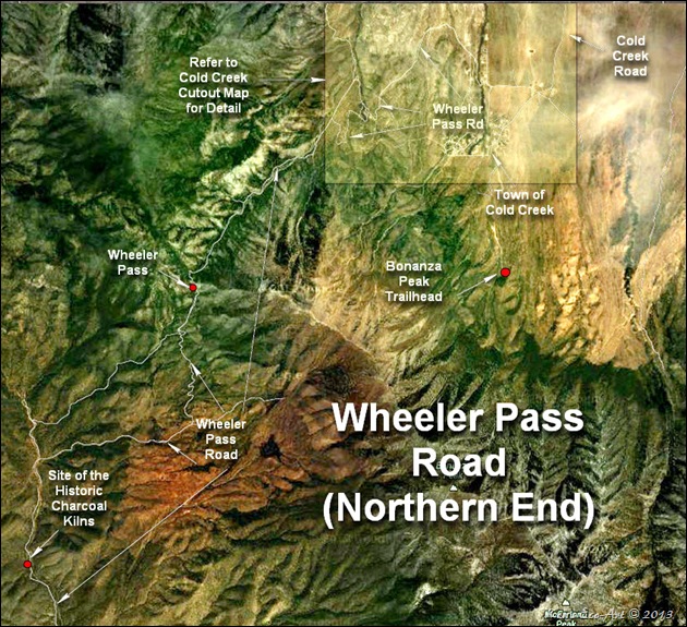 MAP-Wheeler Pass Road (Northern End) MAP-Wheeler Pass Road (Northern End)