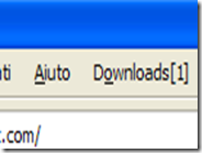 Vedere i download in corso su Firefox 4 dalla barra dei menu