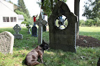'Here lies Fred - he lost his head.'  Are you kidding me?  That's just plain awful!  Could that really be Fred's skull staring down at me?