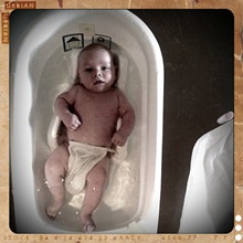 8. baby bath