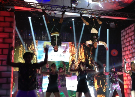 Eric Tai and Ryan Bang dance upside down on It's Showtime