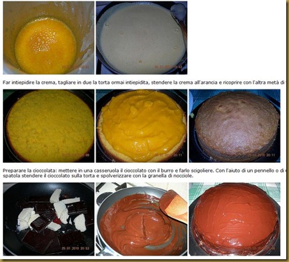 TORTA ARANCIA E CIOCCOLATO