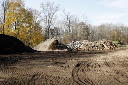 This is Martha's compost yard and there's been some talk about grinding up all that wood over there.