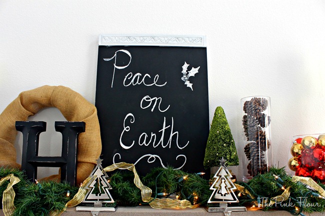 Christmas Mantle Close-up 4 Christmas Mantle Close-up 4