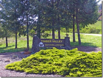 Timber Valley Sign Timber Valley Sign