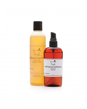 Cold Spring's Campers Soap and Bug Spray both use citronella and essential oils to naturally repel insects.