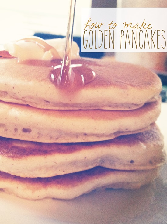 How to Make Golden Pancakes