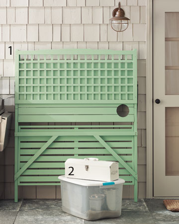 The grill station is easily broken down for storing in the cooler seasons. The grill station is easily broken down for storing in the cooler seasons.
