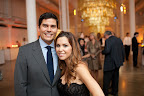 Designer Monique Lhuillier with her husband, Tom Bugbee.