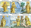 Woodcut Days Of Creation From Coverdale Miles The Bible 1535