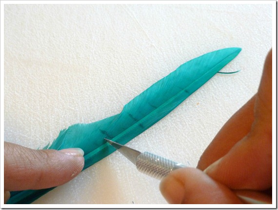 How to make a feather arrow