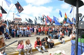 El acto se realizó en Costanera y Av. 32 de Santa Teresita