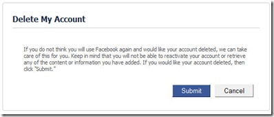 facebook delete my account
