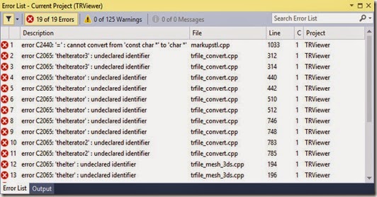 19 errors 19 errors