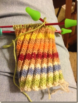 sock 1 coming along