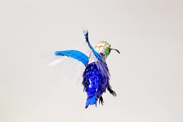 Фантастические бумажные птицы Дианы Белтран Эррера (10 фото) | Картинка №4