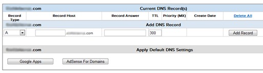 DNS record management name DNS record management name