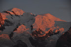 Sunset over Mont Blanc