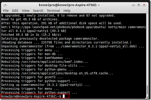 การติดตั้งโปรแกรมบน Ubuntu ด้วยคำสั่งใน Terminal