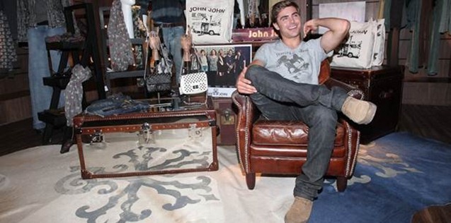 Zac Efron para campanha da grife John John 1