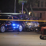 Roseville Fatality: Roseville police responed to a call of a wreckless driver around 8 pm tuesday evening and found the suspected driver at a recycle center on Washington Blvd. Police tried to block the suspect from leaving, when the suspect pushed their patrol car into a field before taking off southbound on Washington Blvd. Before officers could get back to their vehicle, the suspected wreckless driver was involved in an accident at the intersection of Washington Blvd and Main Street. 3 vehicles were involved, 2 transported to the hospital and a pedestrian was killed. News_120815_RosevilleFatalIncident_RP