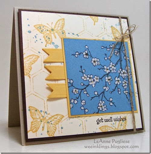 LeAnne Pugliese WeeInklings Get Well Stampin Up Easter Blossoms