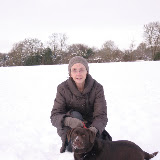 Marguerite and Milo - Snow!