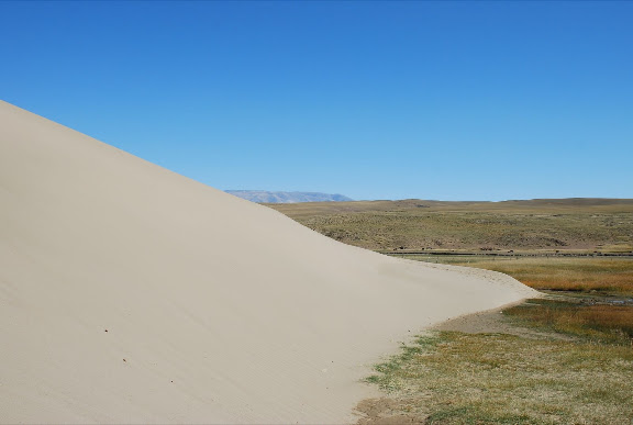Tianshan - Paysage pied dune, prairie, montagne