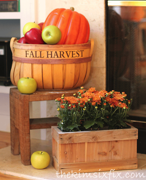 Fall harvest basket