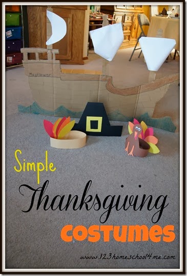 Simple Thanksgiving Costumes for Kids - Kids will love getting into Thanksgiving when you make one of these simple costumes, Thanksgiving crafts and a Mayflower boat out of a cardboard box. Perfect for a Thanksgiving play Simple Thanksgiving Costumes for Kids - Kids will love getting into Thanksgiving when you make one of these simple costumes, Thanksgiving crafts and a Mayflower boat out of a cardboard box. Perfect for a Thanksgiving play