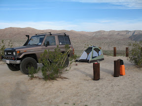 Simple camp setup ontop of Egg Mountain.