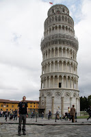 Gerrod standing normally next to the tower