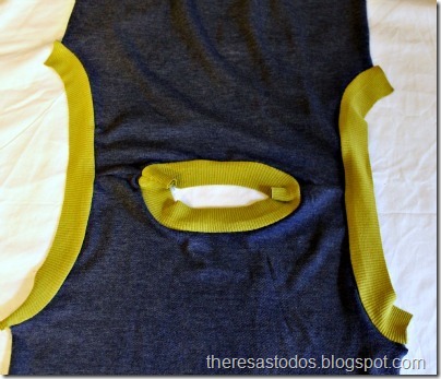 Muscle Shirt Adding Ribbing to Armholes