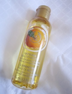 the body shop satsuma beautifying oil, bitsandtreats