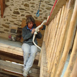 Recycled manger makes new bannister http://www.skibreezy.com