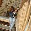 Recycled manger makes new bannister http://www.skibreezy.com