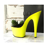 Pump-Wearing Plants (UPDATE) Giddyspinster Stiletto Planters Make Interior Flora Fashionable