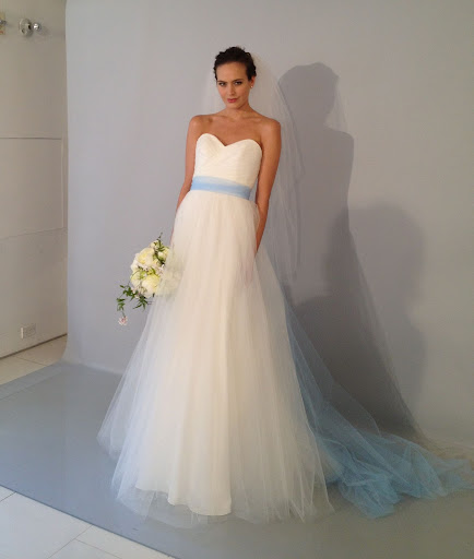White tulle with 