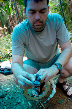 Herpetologist Bryan Stuart