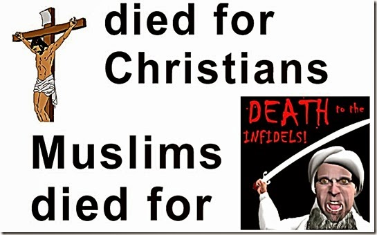 Jesus Crucixion vs MO death to infidel toon Jesus Crucixion vs MO death to infidel toon