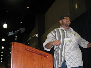Br. Subhan leading some exercises...