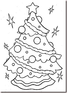 arbol de navidad para colorear paginas 39