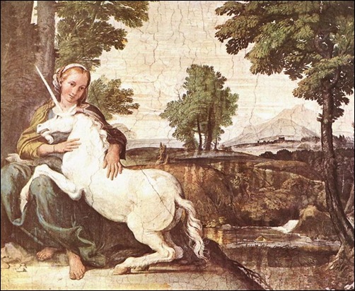 Domenico Zampieri, Dame à la licorne Domenico Zampieri, Dame à la licorne